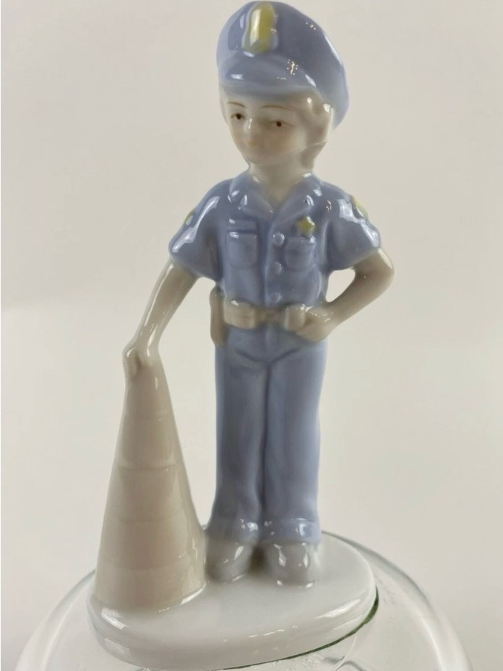 Porcelain Police Officer Figurine Vintage